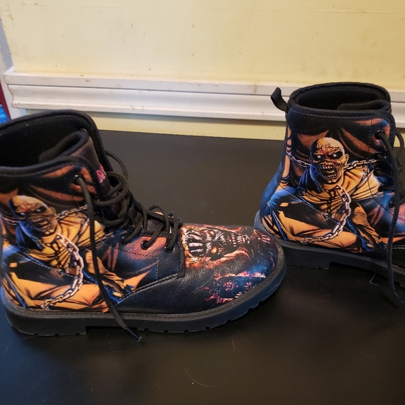 Custom made Iron Maiden Boots - Picture 2 of 3